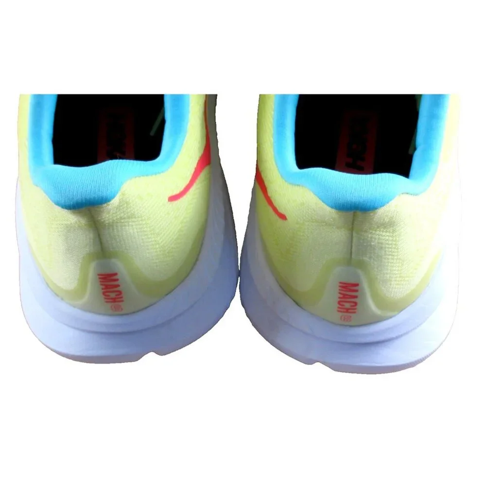 Hoka Men's Mach 6 Running Shoes Yuzu Cielo Blue Sizes NIB 1147790 YZC - Picture 6 of 9